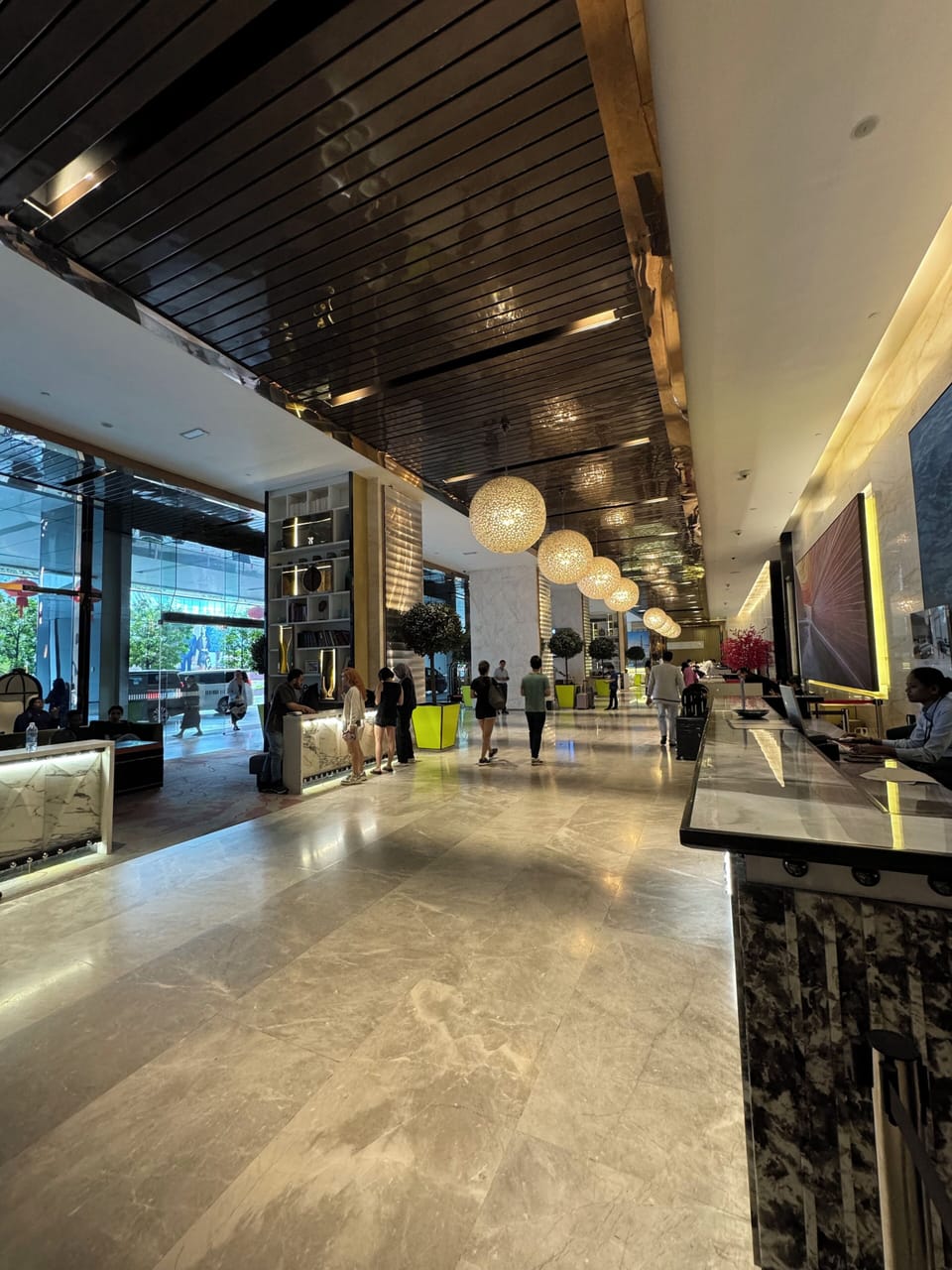 Lobby sitting area