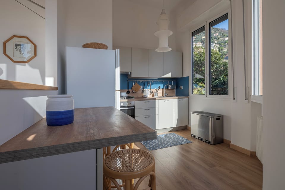 Apartment, Balcony, Partial Sea View | Private kitchen | Fridge, oven, stovetop, dishwasher