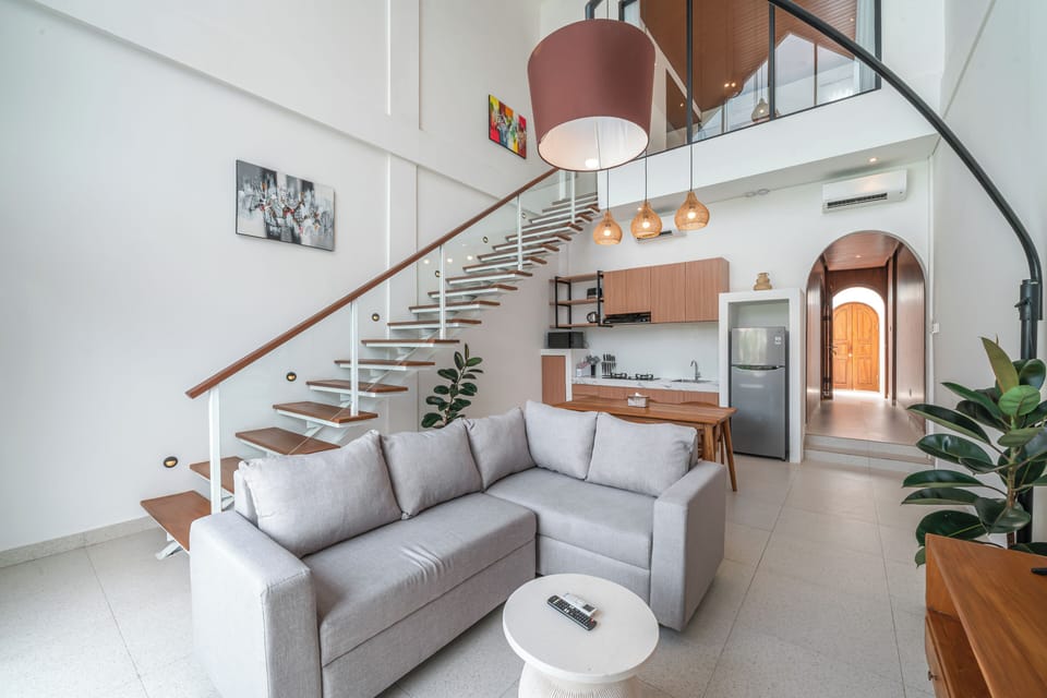 Classic Villa, 2 Bedrooms, Pool View | Living area | Flat-screen TV