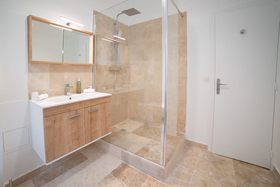 Luxury Room | Bathroom | Free toiletries, hair dryer, towels, soap