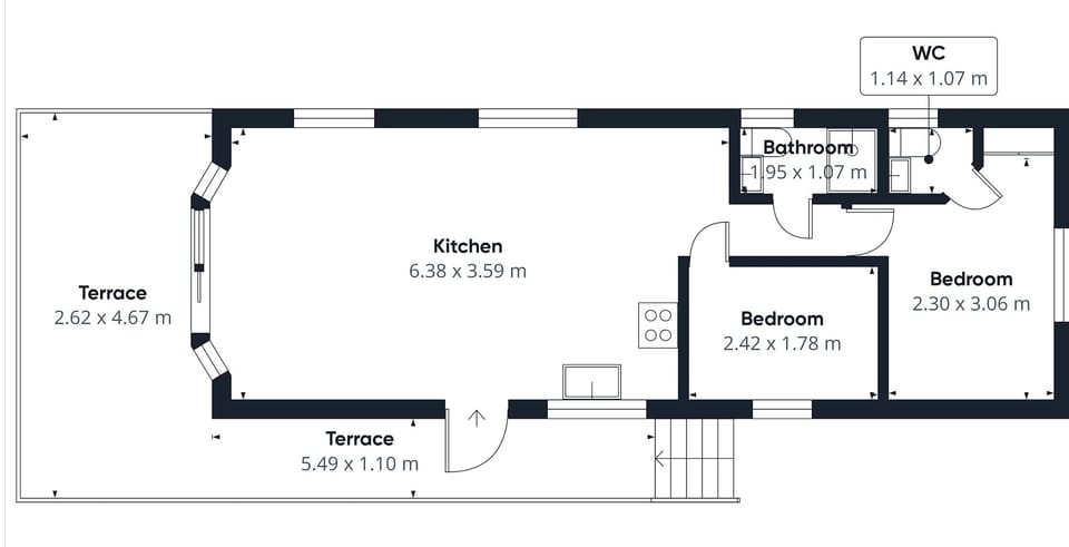 House | 2 bedrooms