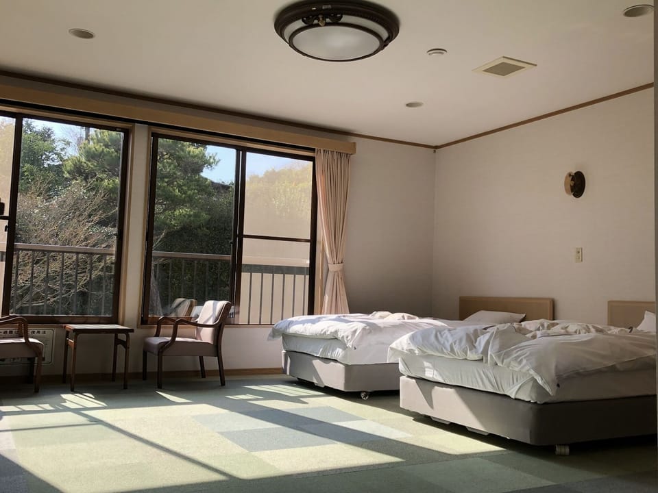 Japanese Style Twin Room with Garden View, Non Smoking | Desk, WiFi (free)