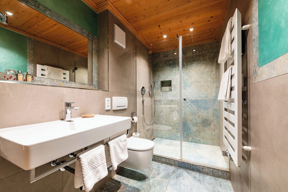 Double Room | Bathroom | Shower, soap, shampoo, toilet paper