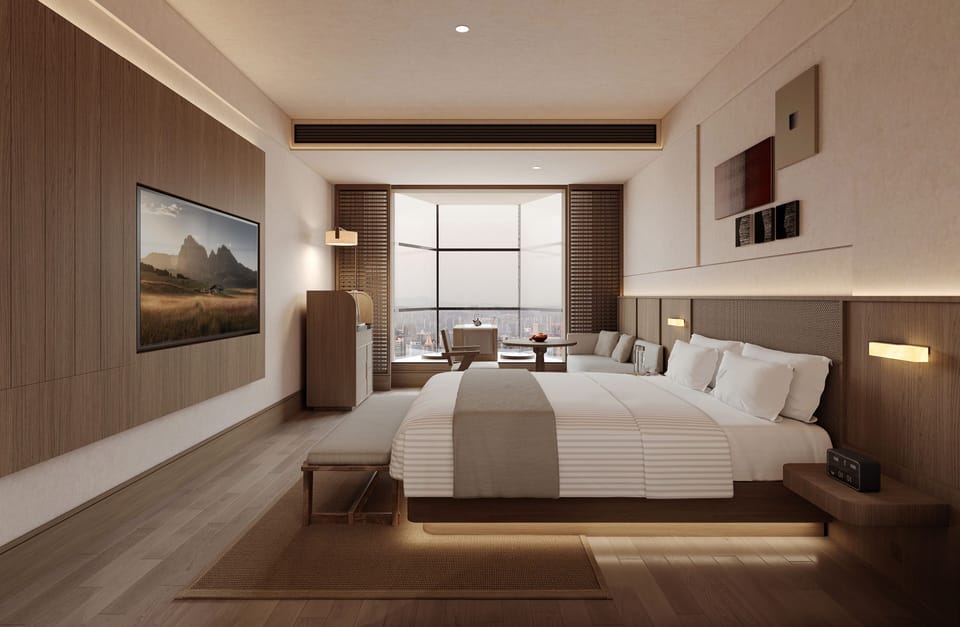 Comfort Double Room, City View | Down comforters, minibar (free items), in-room safe, desk