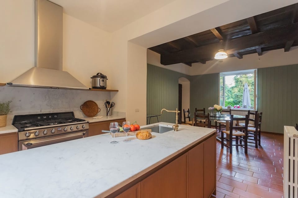 Villa (Multiple Bedrooms) | Private kitchen | Fridge, microwave, oven, stovetop