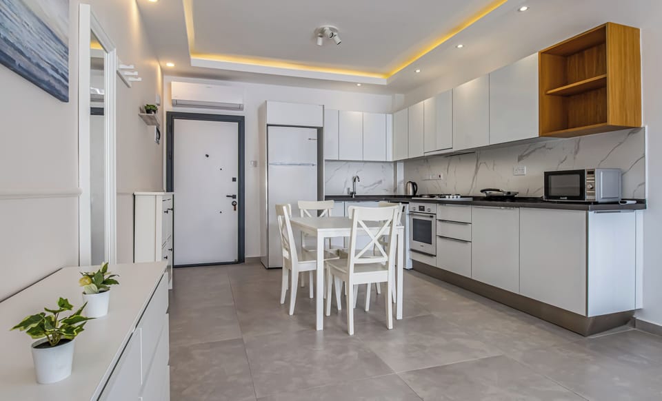 Family Suite | Private kitchen | Fridge, microwave, oven, stovetop