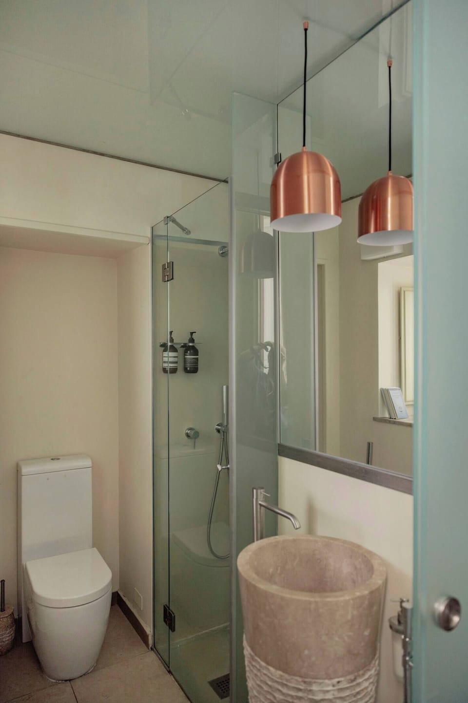 Deluxe Double Room, Private Bathroom | Bathroom | Shower, hair dryer, towels, soap
