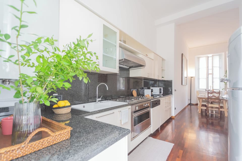 Apartment (1 Bedroom) | Private kitchen | Microwave, oven, stovetop, dishwasher