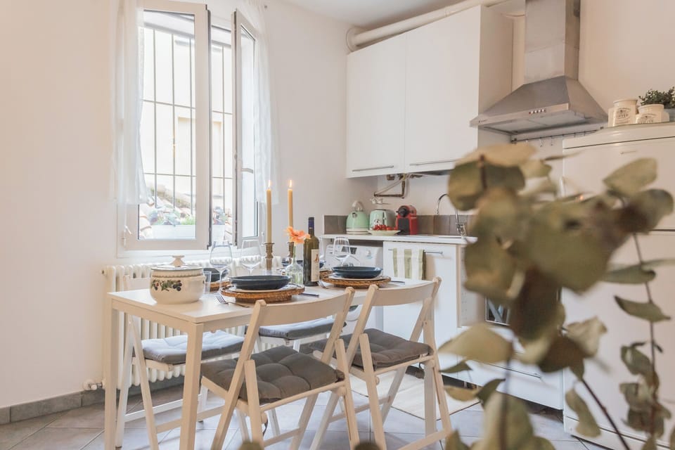 Apartment (1 Bedroom) | Private kitchenette | Microwave, espresso maker, electric kettle, highchair