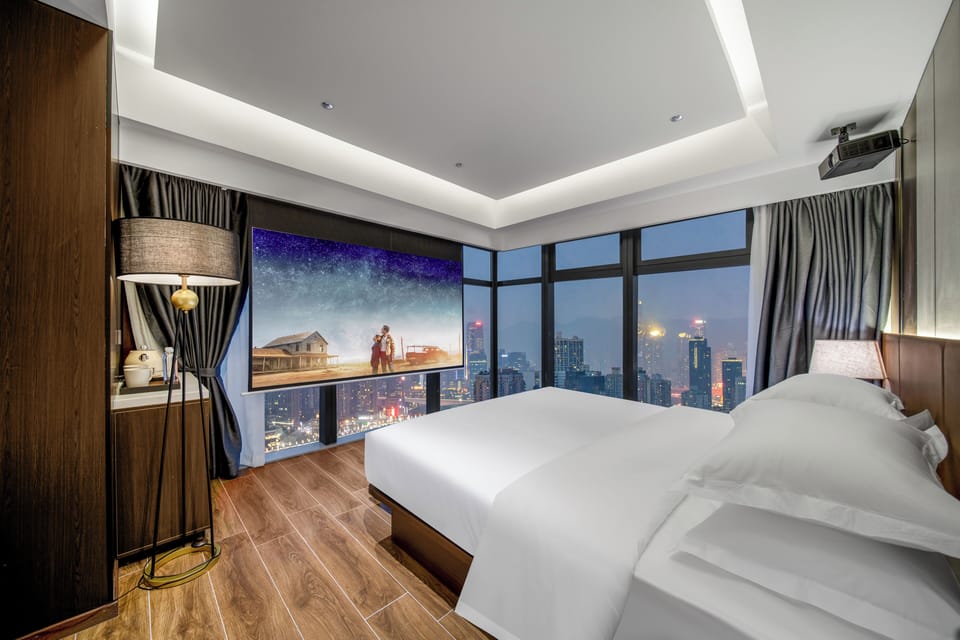 Luxury Double Room, City View | Desk, blackout drapes, iron/ironing board, WiFi (free)