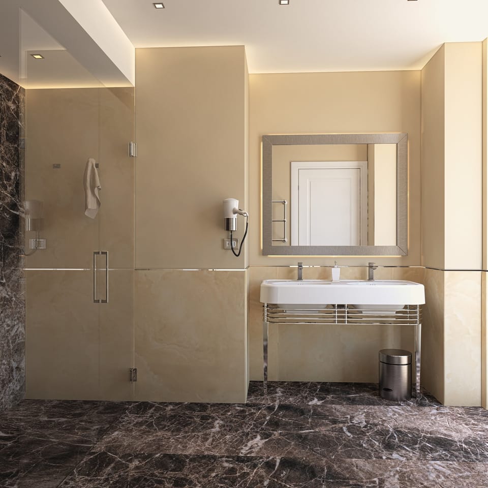 Double Room | Bathroom | Shower, rainfall showerhead, free toiletries, hair dryer