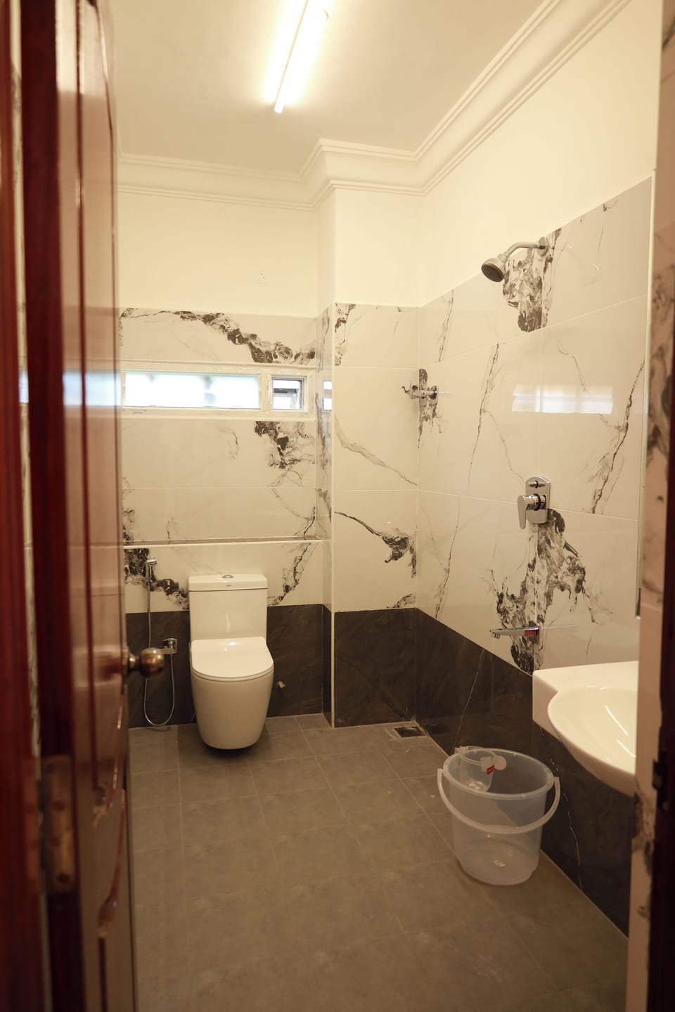 Family Quadruple Room | Bathroom | Shower, towels, soap, toilet paper