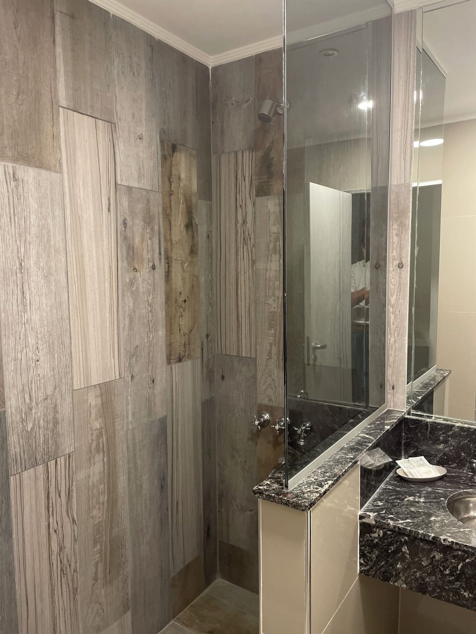 Rainfall showerhead, designer toiletries, hair dryer, bidet