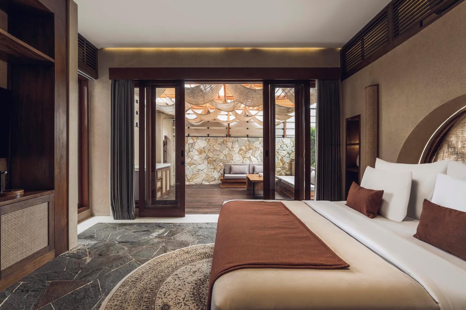 2 Bedroom Garden With Private Pool & Bathtub - Adult Only | Premium bedding, minibar, bed sheets