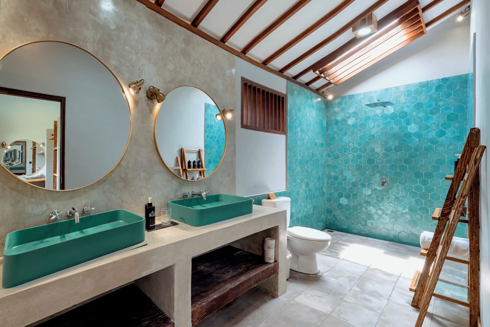 Luxury One Bedroom Villa | Bathroom | Shower, rainfall showerhead, designer toiletries, hair dryer