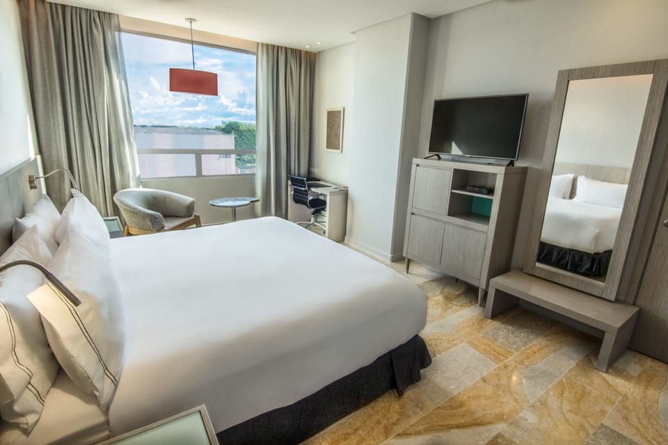 Premium bedding, minibar, in-room safe, desk