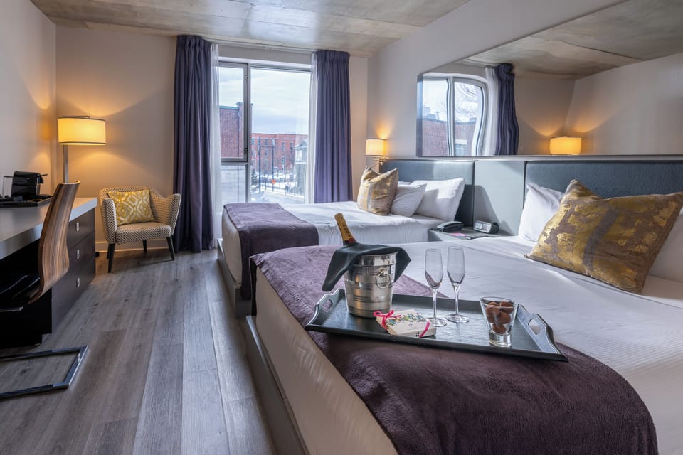 Premium bedding, in-room safe, individually decorated, desk