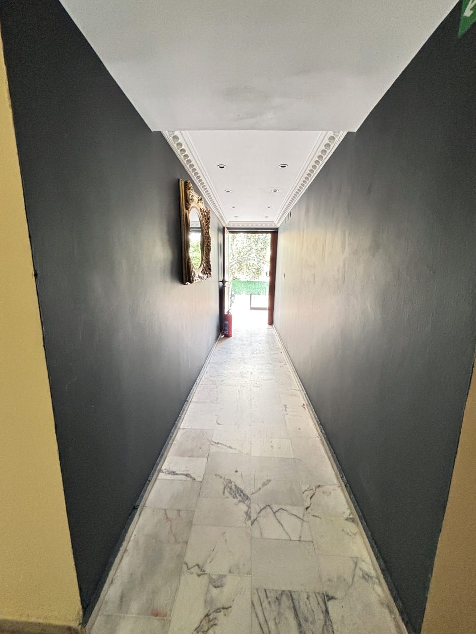 Interior entrance