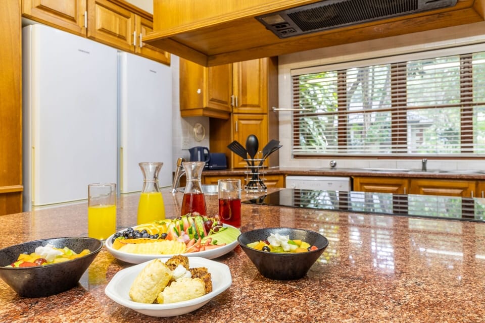 Superior House, Non Smoking, Golf View | Private kitchen | Full-size fridge, microwave, oven, stovetop