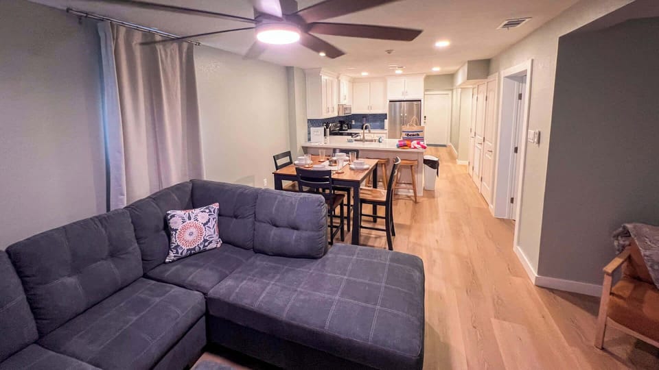 Condo, Multiple Beds, Patio, Garden View (Bahia Mar #112F) | Living area | 42-inch flat-screen TV with digital channels