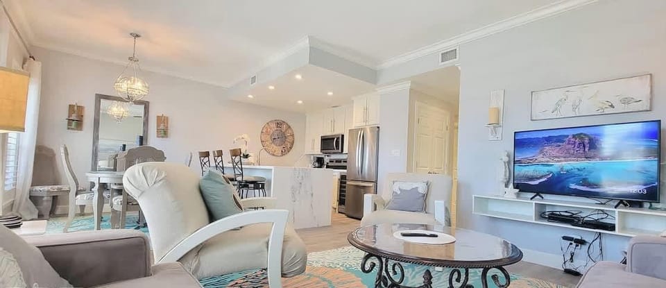 Condo, Multiple Beds, Balcony, Garden View (Coronado 302) | Living area | 42-inch flat-screen TV with digital channels