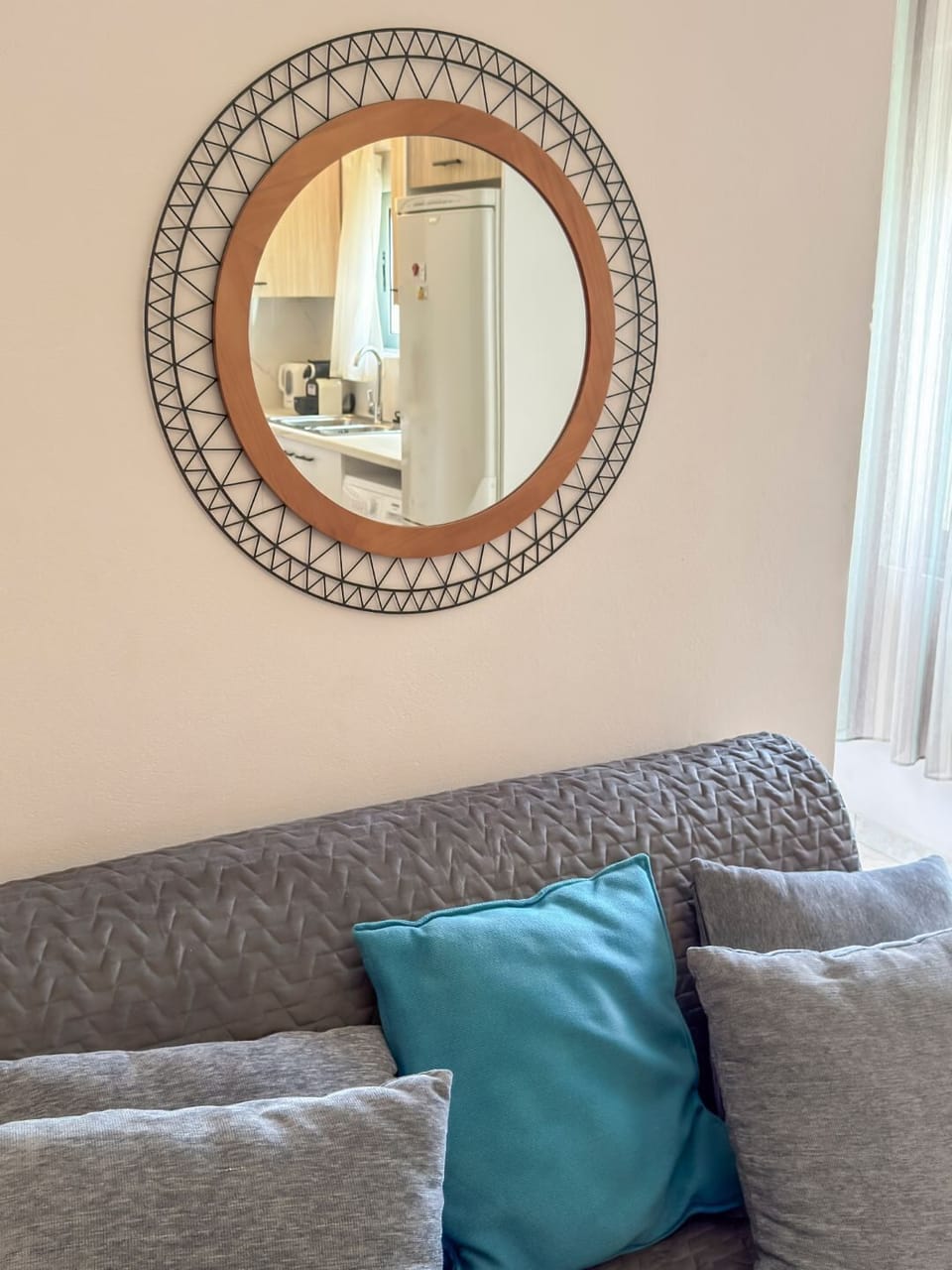 Basic Apartment, 1 Queen Bed with Sofa bed, Balcony, Beachfront | Living area | Flat-screen TV