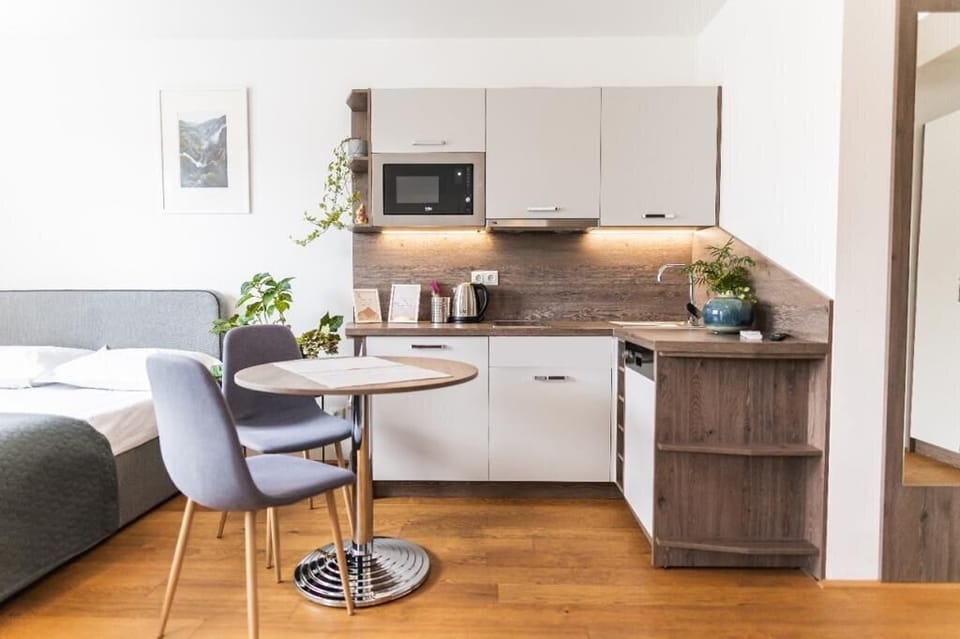Deluxe Quadruple Room, Balcony | Private kitchen | Mini-fridge, microwave, stovetop, coffee/tea maker