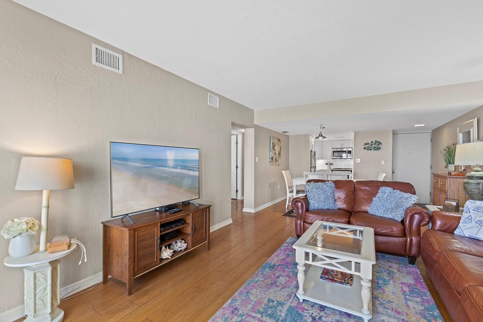 Condo, Multiple Beds (Castle Reef 312) | Living area | TV