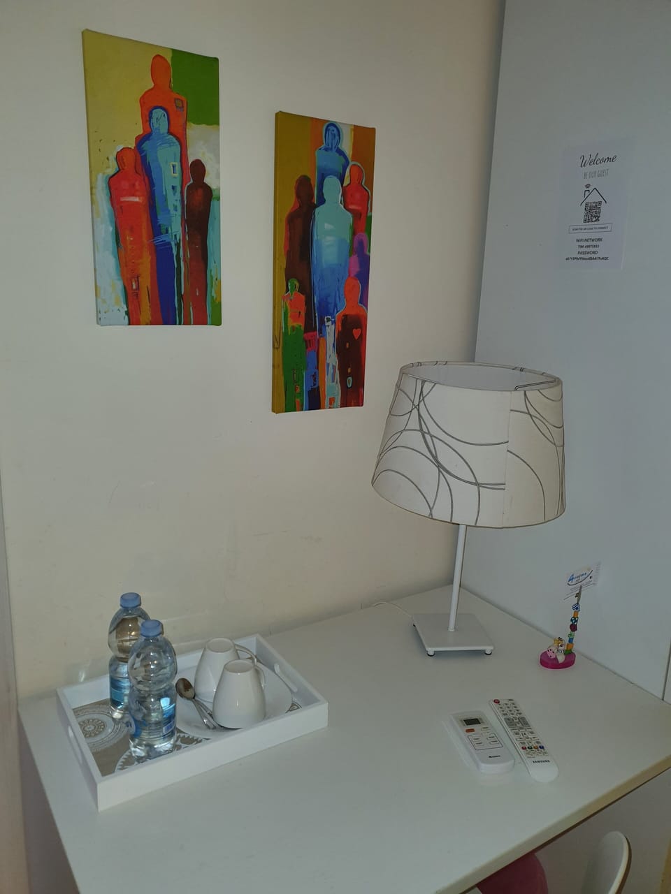 Deluxe Double Room, Balcony, City View | Desk, WiFi (free), bed sheets