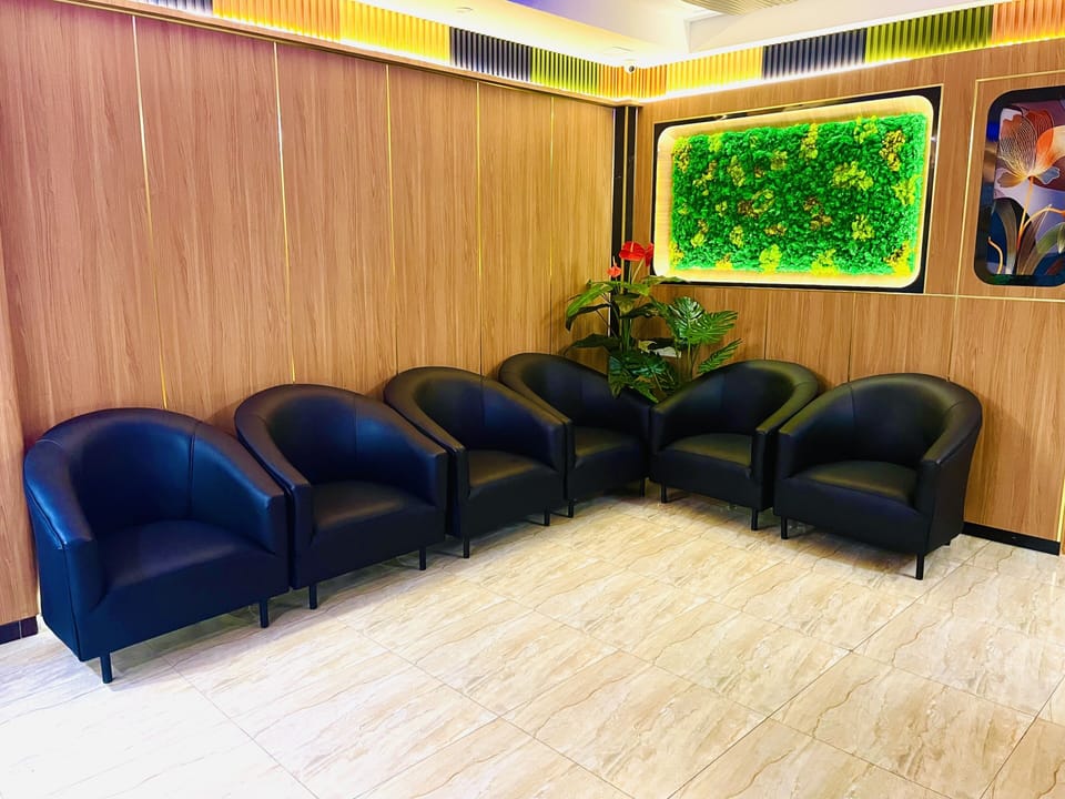 Lobby sitting area