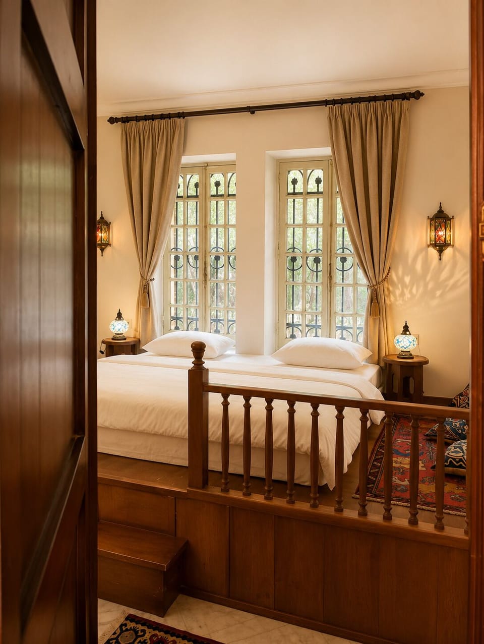 Mamluk | Egyptian cotton sheets, premium bedding, laptop workspace