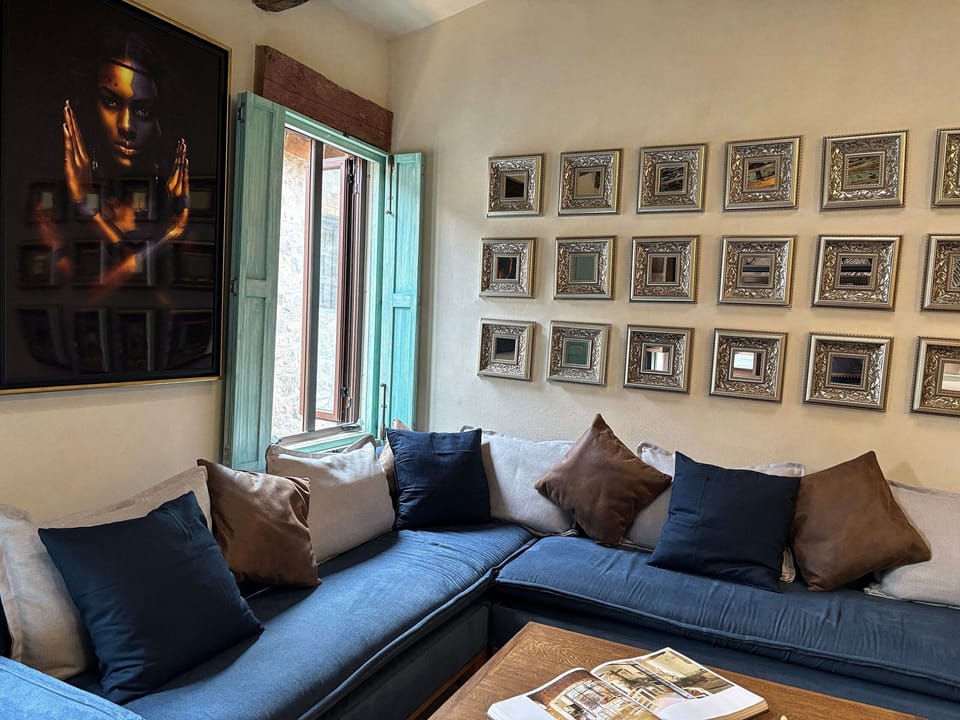 Apartment | Living area | 55-inch TV with digital channels, pay movies