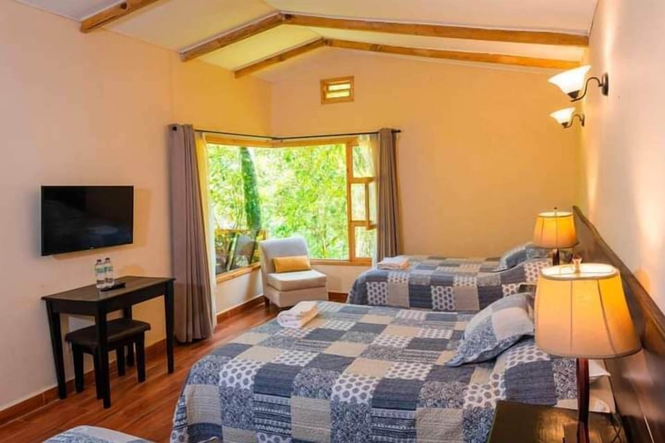 Family Quadruple Room, Garden View | Desk, WiFi (free)