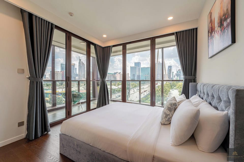 Presidential Apartment, 2 Bedrooms, Balcony, City View | Free minibar items, individually furnished, desk, soundproofing