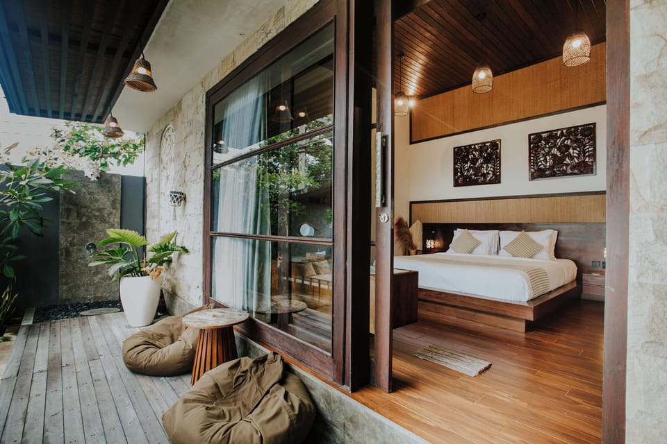 Deluxe Villa, 1 Bedroom, Balcony, Beach View | Terrace/patio
