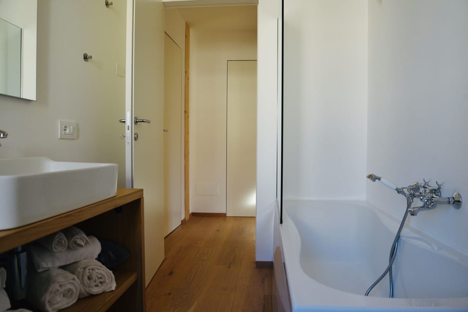 Eco-friendly toiletries, hair dryer, bidet, heated floors