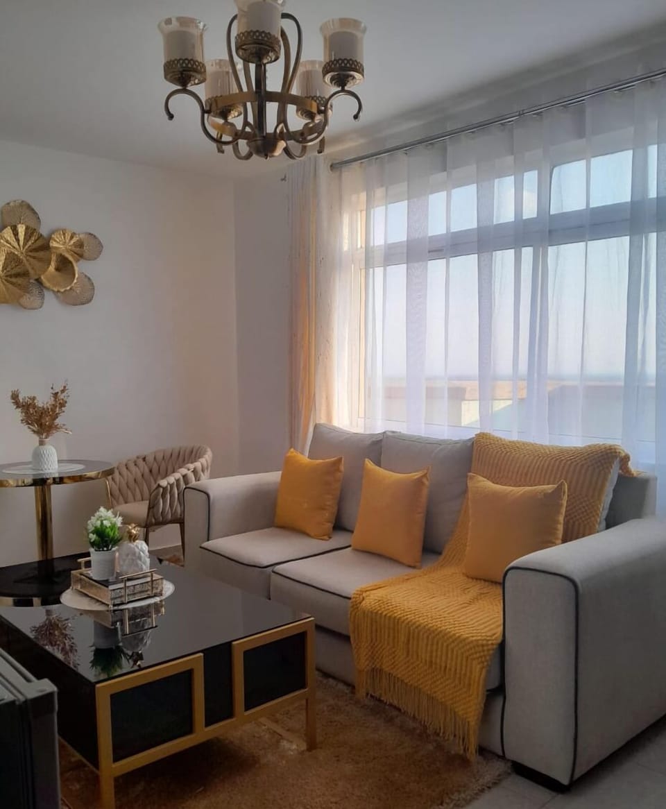 Deluxe Apartment, Balcony, City View | Living area | 32-inch Smart TV with digital channels