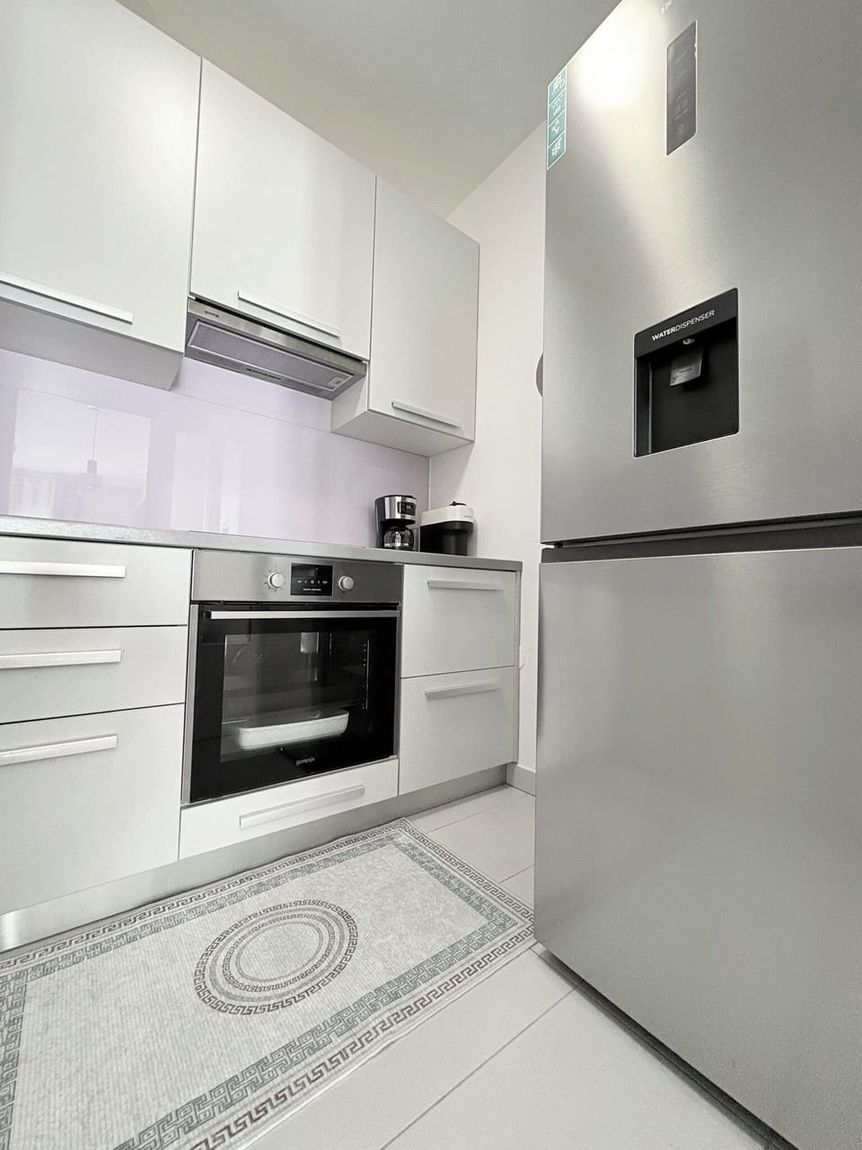 Deluxe Apartment, Balcony, City View | Private kitchen | Espresso maker, electric kettle, mixer, spices