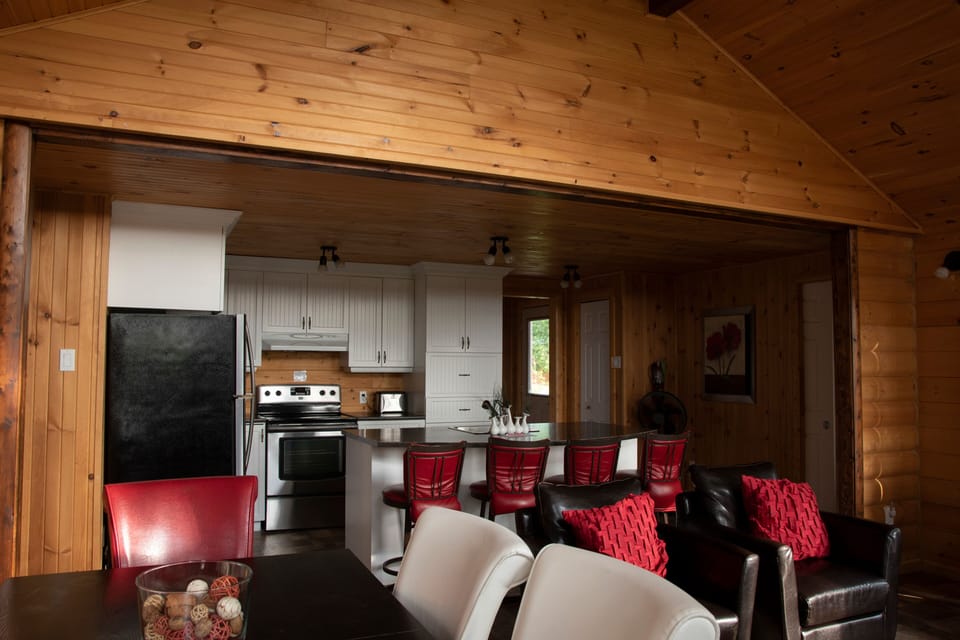 Grand Chalet, 3 Bedrooms | Living area | Flat-screen TV