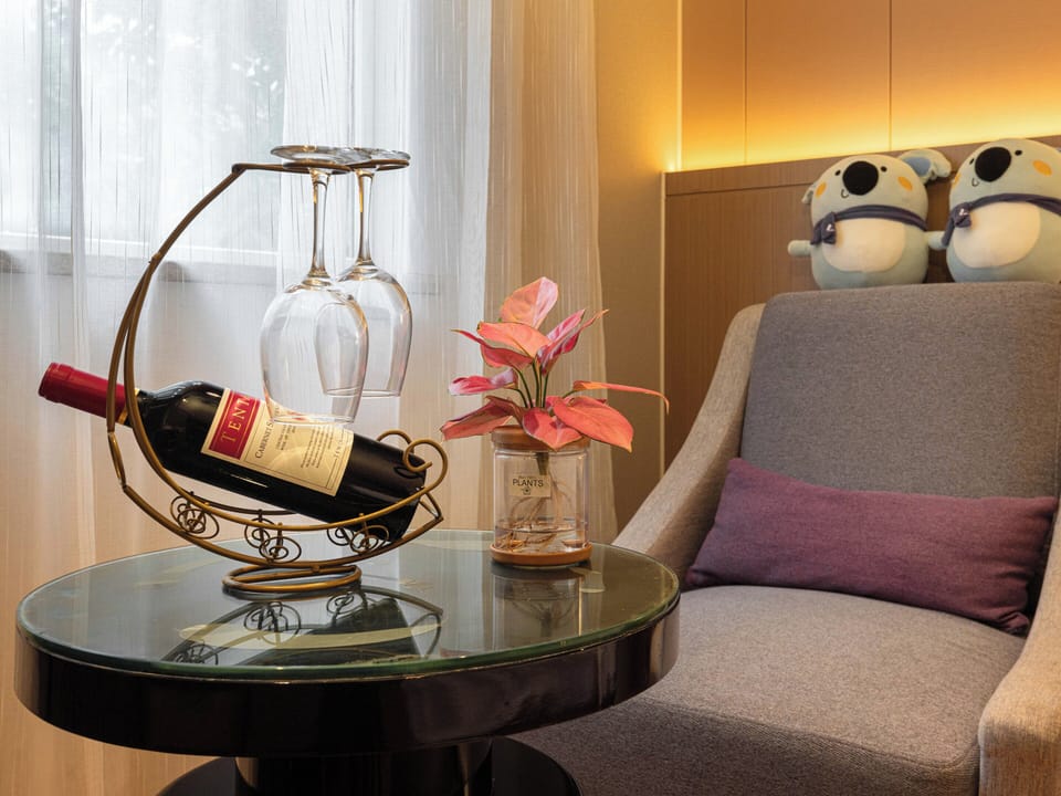 Romantic Double Room, City View | Hypo-allergenic bedding, down comforters, minibar, laptop workspace