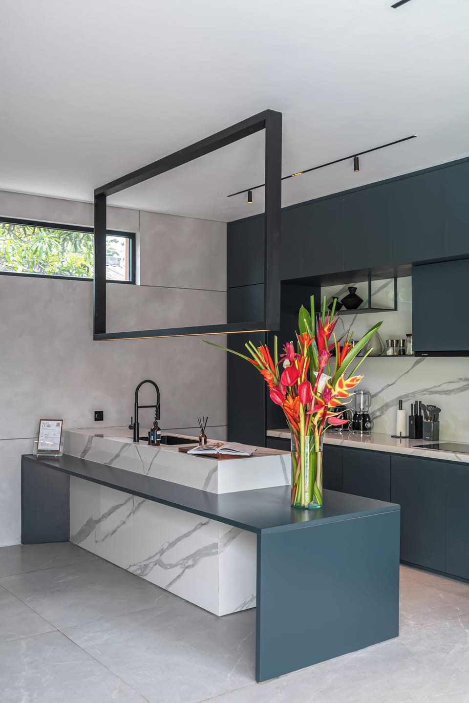 Luxury Villa, Patio, Pool View | Private kitchen | Fridge, microwave, oven, stovetop