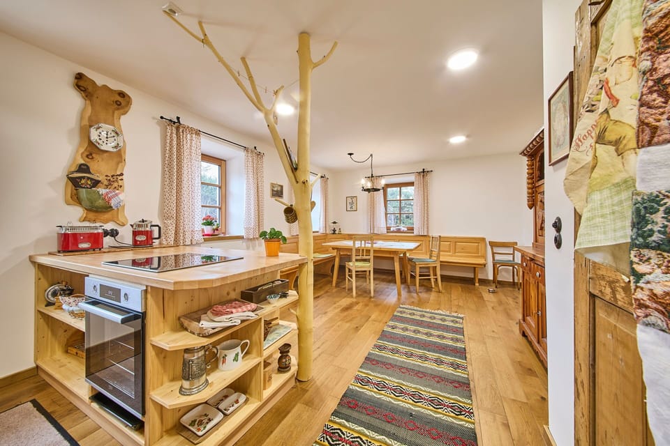House, 2 Bedrooms, Mountain View, Garden Area | Private kitchen | Coffee/tea maker, electric kettle, toaster, highchair
