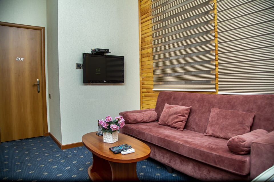 Standard Triple Room, City View | Premium bedding, desk, blackout drapes, iron/ironing board