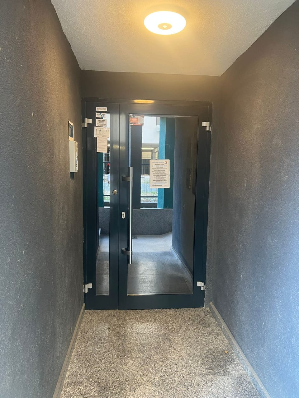 Interior entrance