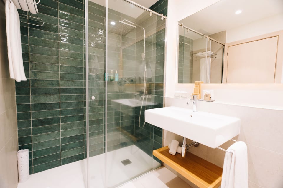 Free toiletries, hair dryer, towels