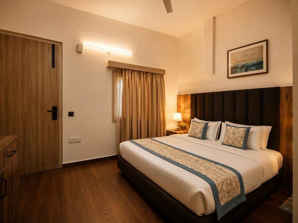 Deluxe Room | Desk, laptop workspace, soundproofing, iron/ironing board