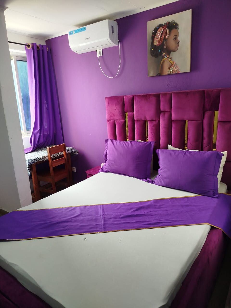 Comfort Room | Premium bedding, laptop workspace, free WiFi, bed sheets