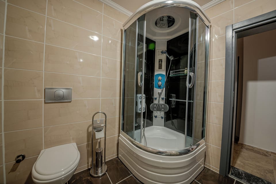 Deluxe Room | Bathroom | Shower, free toiletries, hair dryer, slippers