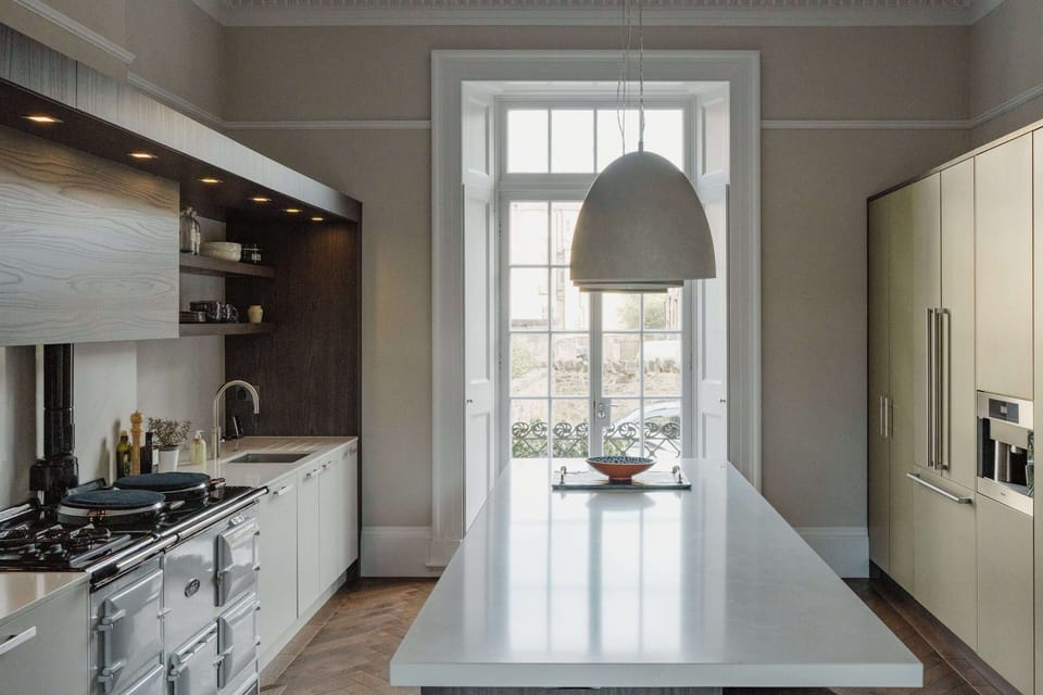 Townhome, Balcony | Private kitchen | Espresso maker, toaster, freezer, kitchen islands