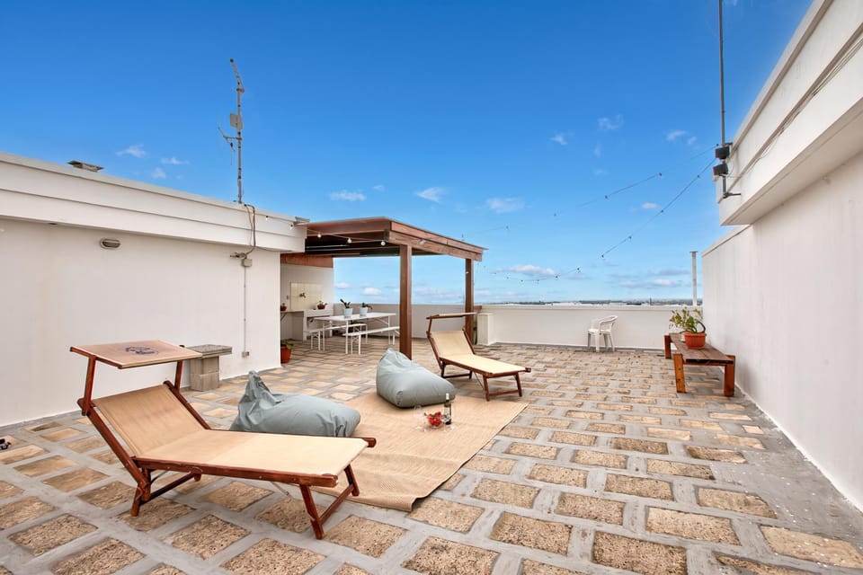 Family Apartment, 1 Bedroom, Balcony (Sky View Apartment Monopoli) | Rooftop terrace
